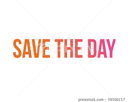 Gradient wedding invitation word SAVE THE DAY Gradient wedding invitation word SAVE THE DAY 39500217
