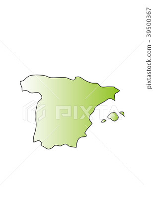 世界地圖西班牙 39500367