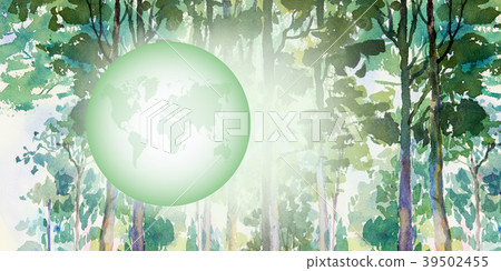 Environmental concept. green world.  39502455