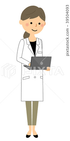 White lady laptop White lady laptop 39504093