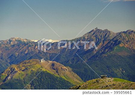 Norikuradake (the distant view from Fujimi-dake) Norikuradake (the distant view from Fujimi-dake) 39505661