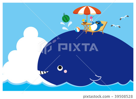 Summer vacation with whales and penguins Summer vacation with whales and penguins 39508528