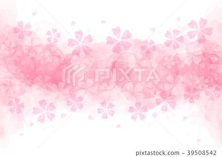 Cherry blossom flower spring water color background 39508542