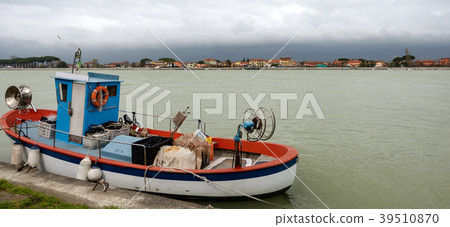 Fishing Boat in the Magra River - Italy 39510870
