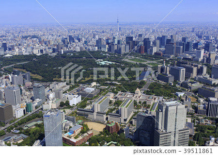 政府區域/都市風景鳥瞰圖 39511861