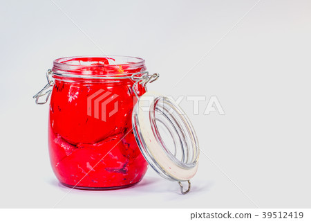 red color of plastisol ink in transparent bottle red color of plastisol ink in transparent bottle 39512419