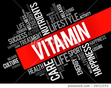 VITAMIN word cloud collage VITAMIN word cloud collage 39512553