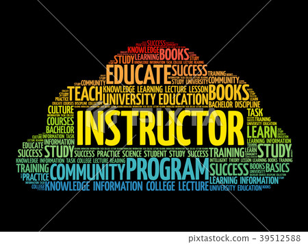 INSTRUCTOR word cloud collage INSTRUCTOR word cloud collage 39512588