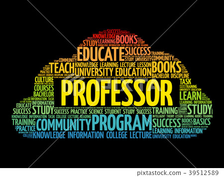 Professor word cloud collage Professor word cloud collage 39512589