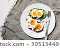 sandwich with fresh vegetables, avocado, hard 39513449