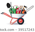 Wheelbarrow with Garden Accessories. 39517243