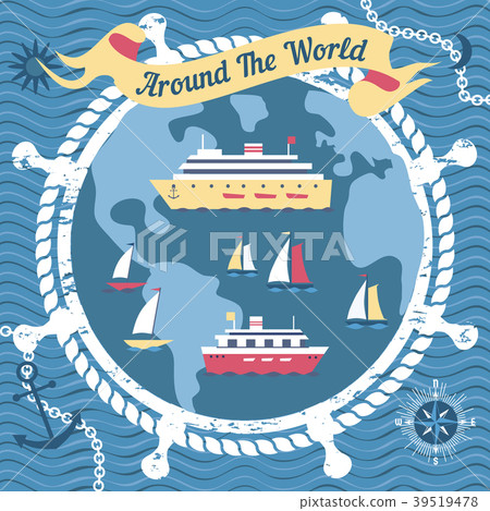 Around the world concept 39519478