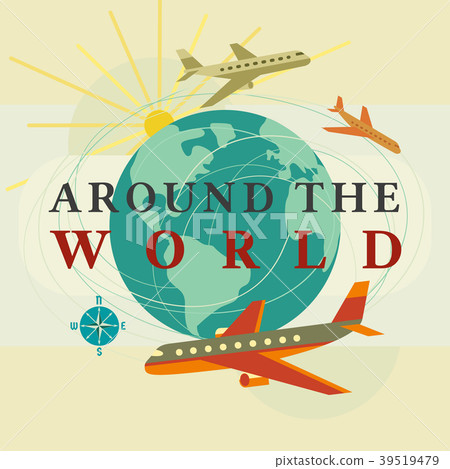 Around the world concept 39519479