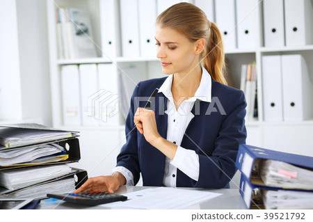 Modern business woman or confident female 39521792