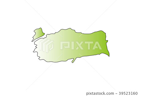 World map turkey 39523160