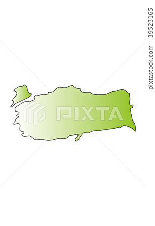 World map turkey 39523165