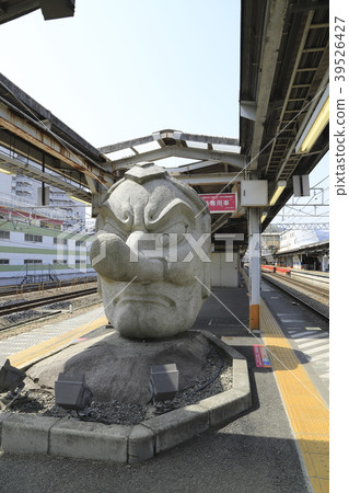 Stone statue of Tengu of Takao Station 39526427