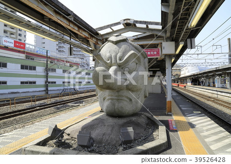 Stone statue of Tengu of Takao Station 39526428
