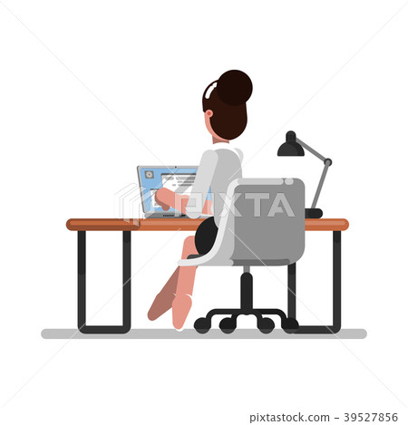 Woman designer working Woman designer working 39527856
