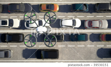 Air transport in an urban environment. Modern fast 39530151