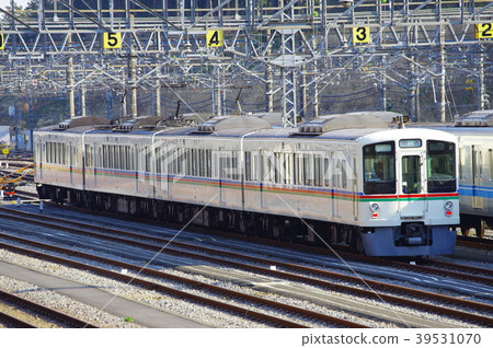 Seibu line which stops at Musashi-guchi vehicle base Seibu line which stops at Musashi-guchi vehicle base 39531070