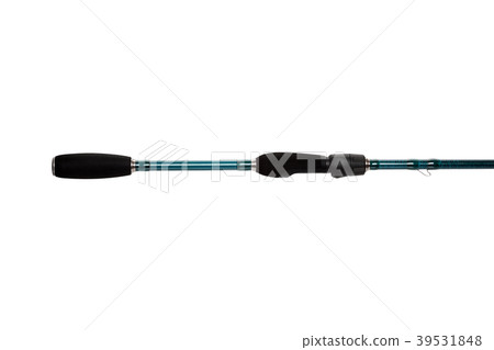Fishing rod on white background. Fishing rod on white background. 39531848