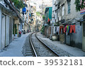 Railway through residential area 39532181