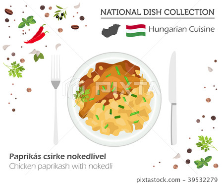 Hungarian Cuisine. European dish collection 39532279