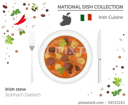 Irish Cuisine. Europe dish collection. Irish stew Irish Cuisine. Europe dish collection. Irish stew 39532281