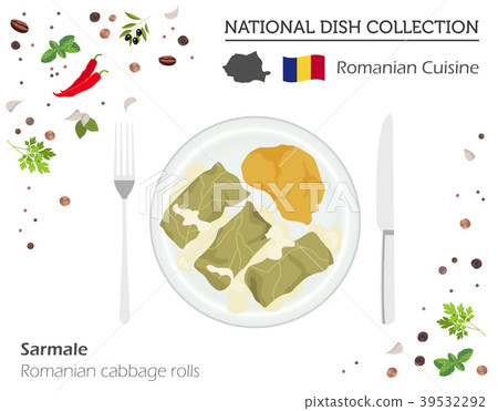 Romanian Cuisine. European dish collection Romanian Cuisine. European dish collection 39532292