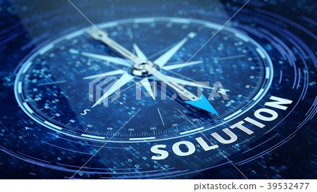 Business solution concept 39532477