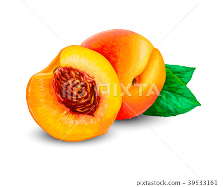 Whole peach fruit 39533161