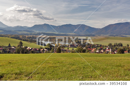 Summer hills close to Liptovsky Trnovec village 39534108