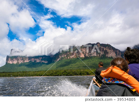 From the boat to Venezuela, Guiana highlands, Angel Falls From the boat to Venezuela, Guiana highlands, Angel Falls 39534805