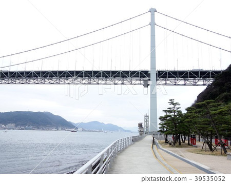 Shimonoseki City Kanmon Strait Hayatomo Seto and Kanmon Bridge 39535052