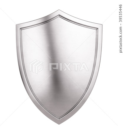 Metal Shield Icon isolated on white background - Stock Illustration ...