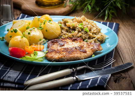 Fried pork chop Fried pork chop 39537581