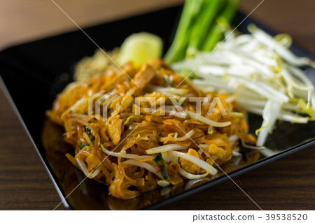 Thai food Pad thai , Stir fry noodles in padthai s 39538520