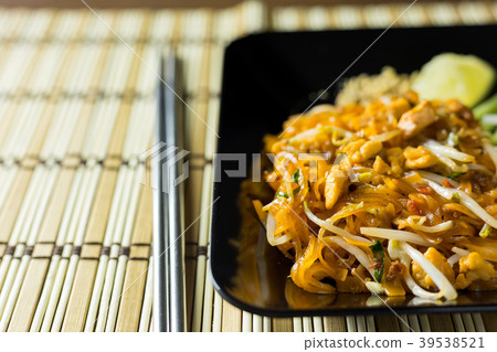 Thai food Pad thai , Stir fry noodles in padthai s 39538521