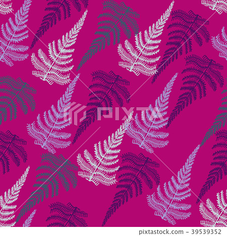 fern herbs tropical background, Forest plants 39539352