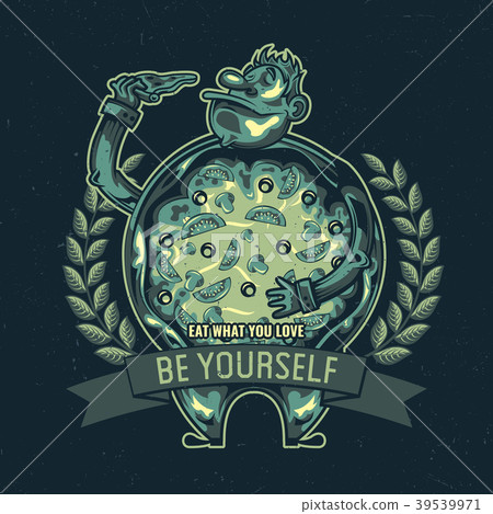 T-shirt label design 39539971