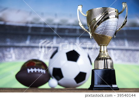 Winner trophy,  Sport equipment and balls 39540144