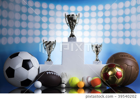 Sport podium, Cups of winners award Sport podium, Cups of winners award 39540202