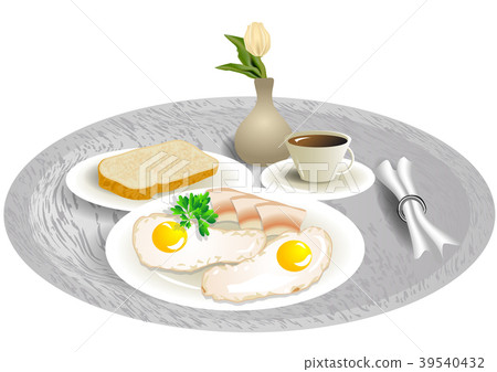 breakfast tray with tulip breakfast tray with tulip 39540432