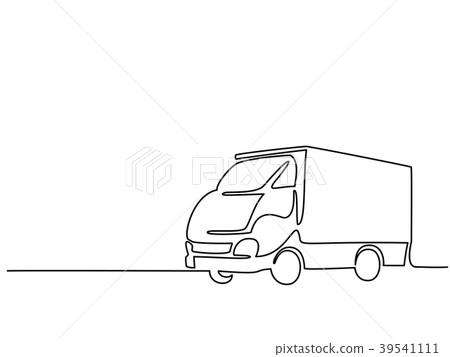 插图素材: concept big lorry