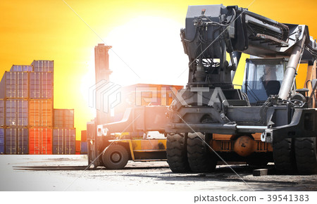 Lift-Truck Loader Container Industrial Zone Lift-Truck Loader Container Industrial Zone 39541383