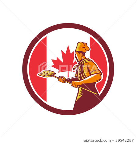Canadian Pizza Baker Canada Flag Icon 39542297