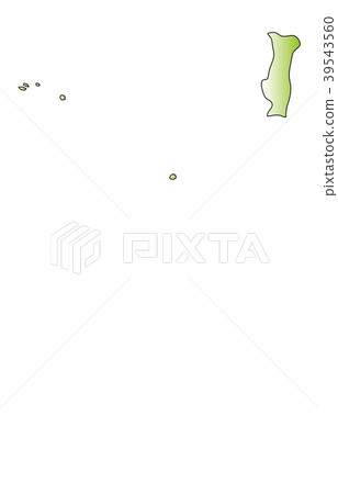 World Map Portugal 39543560
