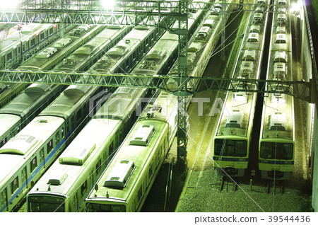 火車停在Karakida分公司 火車停在Karakida分公司 39544436