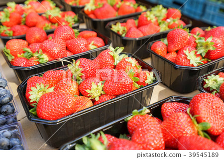 Fruit lining the market 39545189